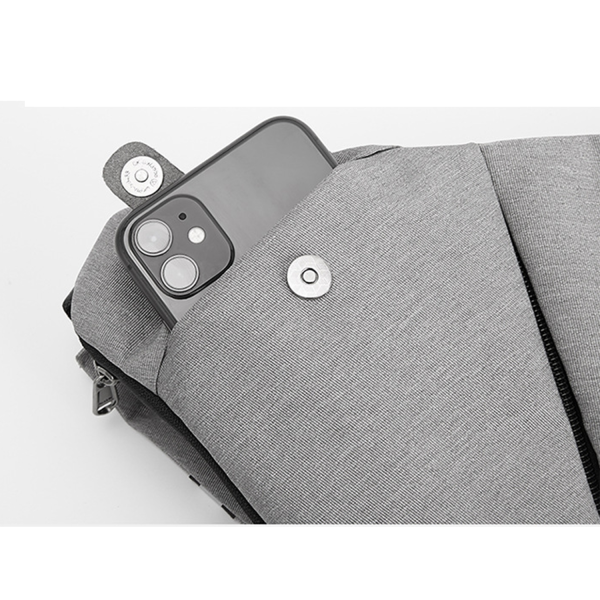 Canvas Sling Crossbody Chest Bag