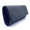Elegant Mesh Glossy Dinner Handbag with Flash Design