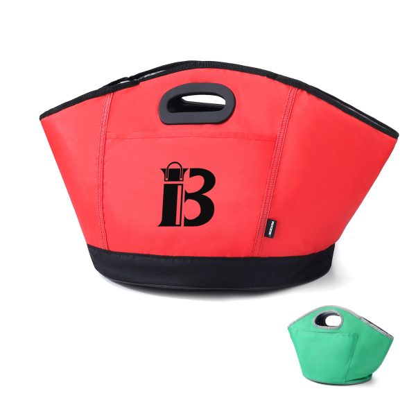 Insulated Lunch Cooler Bucket Shape Bag
