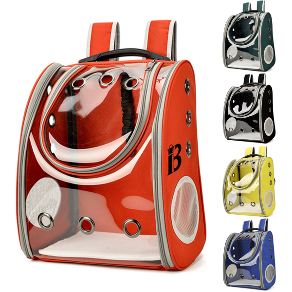 PVC Transparent Pet Space Backpack