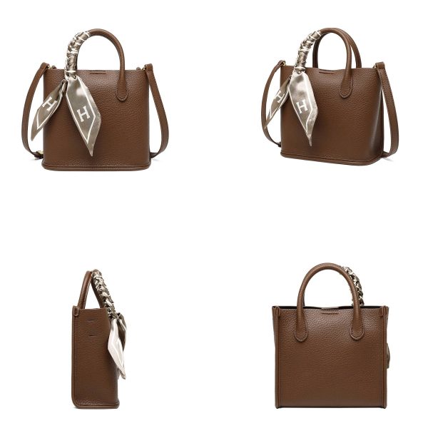 Pu Waterproof Tote Briefcase Satchel Handbag Cross-body Bag