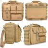 Military Laptop Messenger Multifunction Briefcase for Men