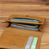 Small RFID Card Wallet Slim PU Leather Business