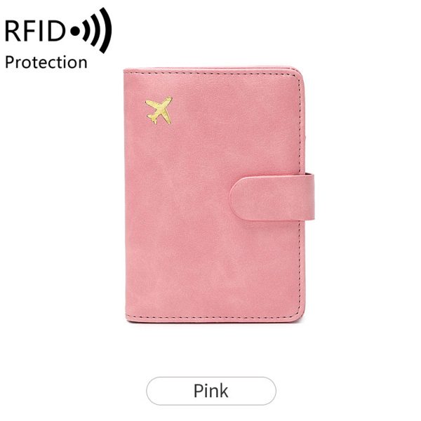 PU Leather RFID Passport/Card Wallet With Arita holder