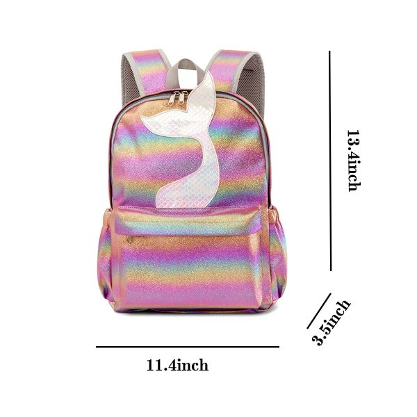 PU Mermaid Backpack Set For Kid