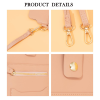 Multifunction clear touch screen Crossbody Bag