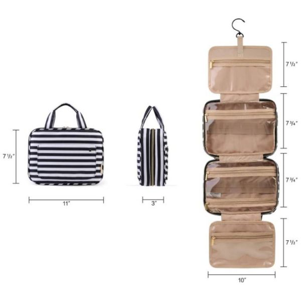 Large Capacity Toiletry Bag with Hanging Hook