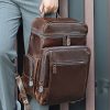 Leather Waterproof Wearable backpack