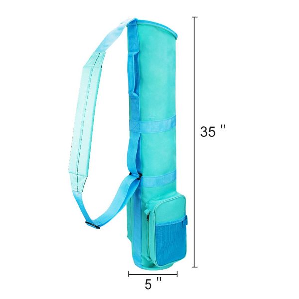 One-shoulder golf club cover storage bag
