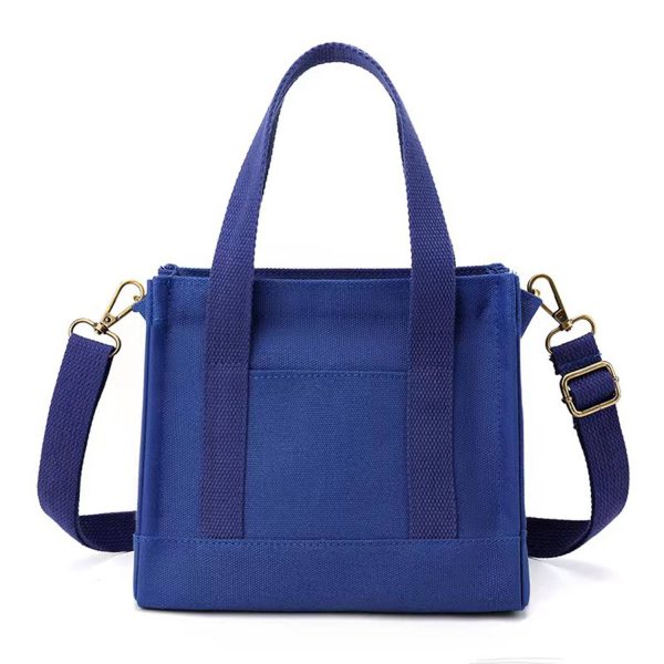 Mini Tote Bag for Women Canvas Crossbody Purse