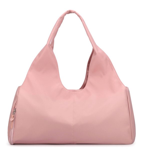 Nylon sports totes bags with shoes compartment for women