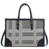 Canvas Tote Bag Large Capacity Twill Clash Color