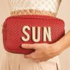 Jute Simple waterproof travel toiletry bag