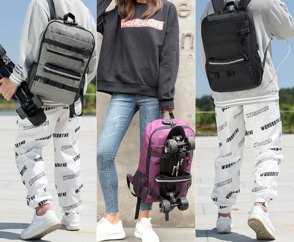 Water Resistant Canvas Backpack with Anti-Theft Lock