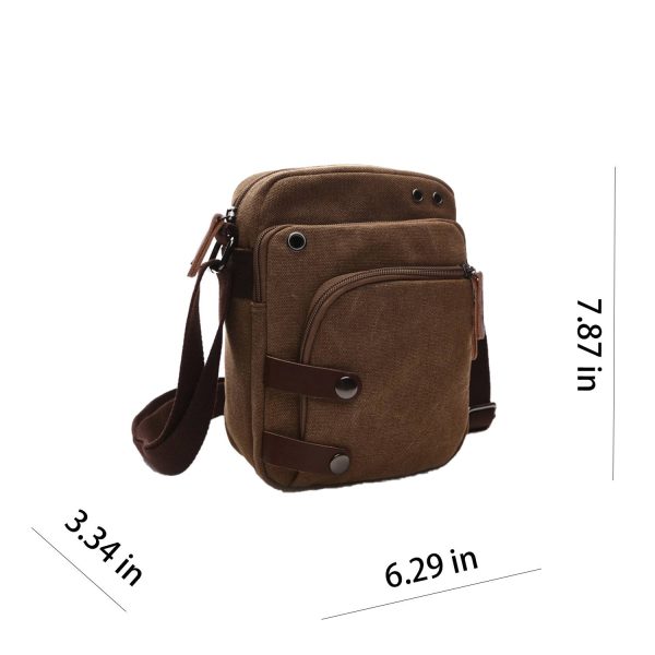 Canvas Small Messenger Bag