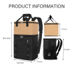 2in1 Double Decker Large Lunch Bag for Men Women
