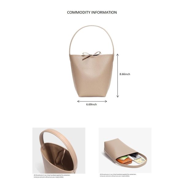 Niche Light Luxury Bucket Tote Bag