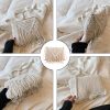 Jute Straw cotton tassel shoulder cross-body bag
