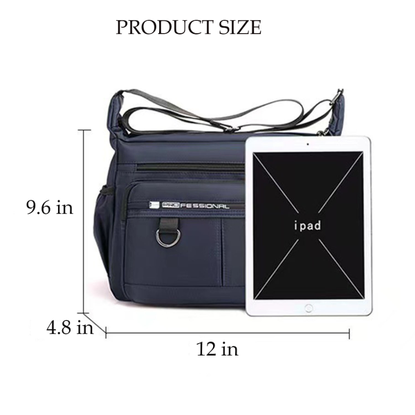 Men's Large Capacity Multi-layer Chest Bag W/ Side Pocket