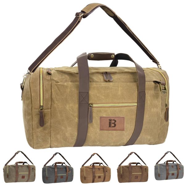 Large Capacity Canvs Backpack Duffel Bag For Travel