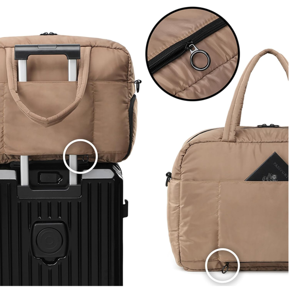 Portable Nylon Duffle Crossbody Bag Handbag