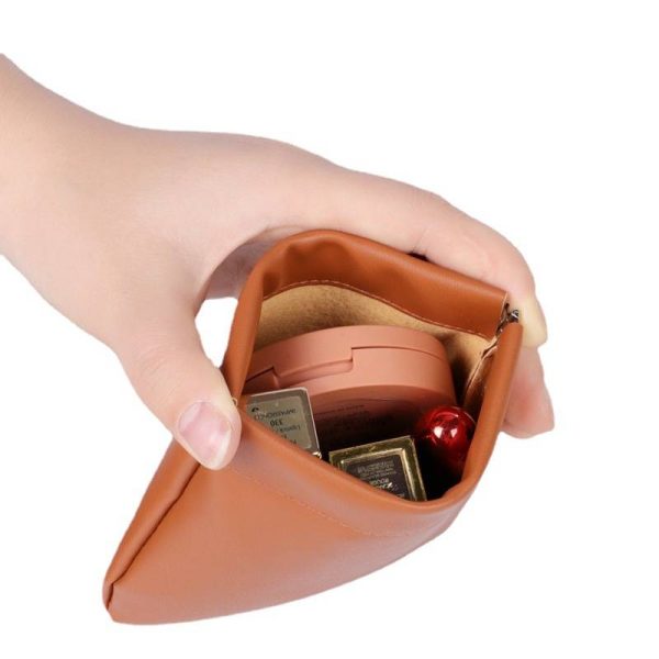 PU Leather Coin Purse Pouch Change Holder