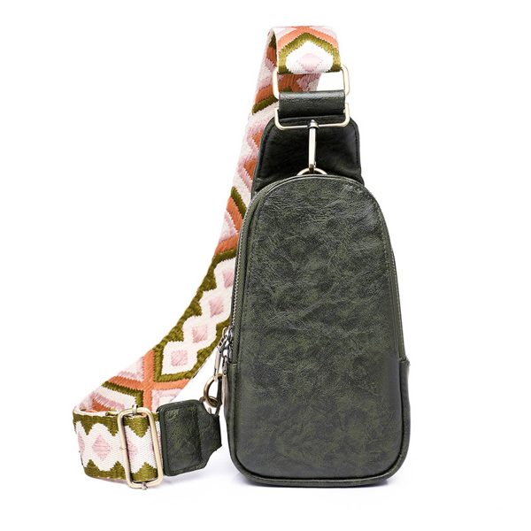 PU Leather Fashion Women's Chest Bag