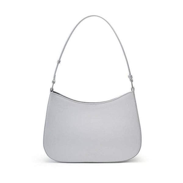 Simple Genuine Leather Cowhide Shoulder Tote Bag