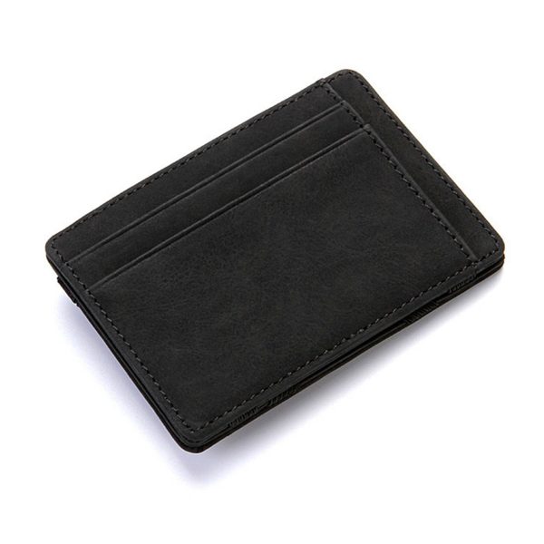 PU Creative Magic Flip Wallet with Anti-Magnetic Function