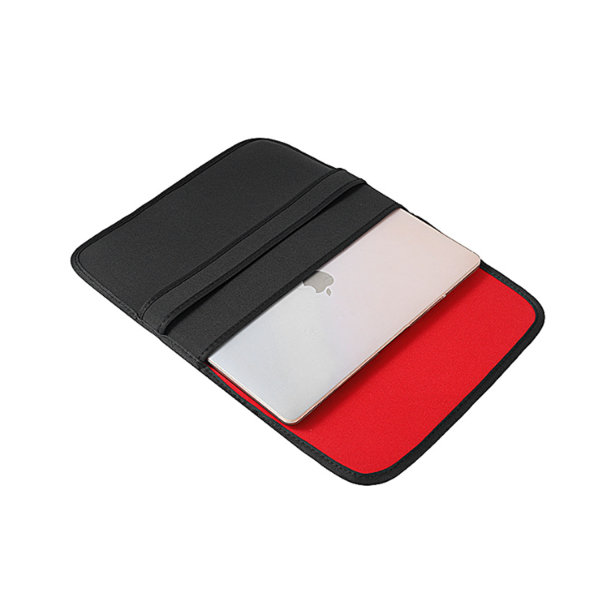 Neoprene Laptop Sleeve w/ Front Flap & Elastic Closure