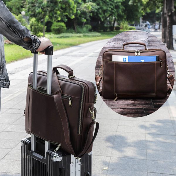 Genuine Leather lightweight Laptop Messenger Sleeves/Cases