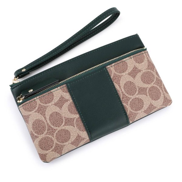 PU Exquisite Retro Zip Wallet