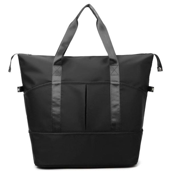 Nylon Dry Wet Separation Sports Foldable Duffel Bag