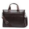 PU Crossbody Business Briefcase Laptop Bag