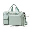 Oxford Foldable Travel Duffel Bag With Shoes Compartment
