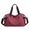 Big Canvas Tote top Handle bag for Travel