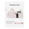 Puffer Tote Bag w/ Adjustable Strap