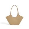 Genuine Leather premium basket tote bag for women