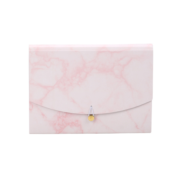 13 grid multi-colored paper accordion file folder