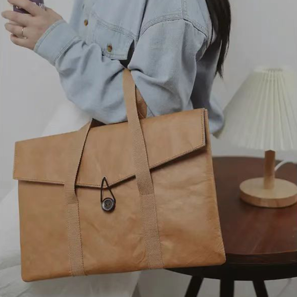 Tyvek Lightweight Women Laptop Sleeve Tote Bag For Work