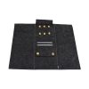 Portable Roll-up Felt Jewelry Roll Storage Bag