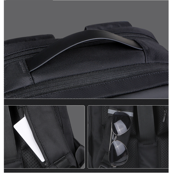 Oxford Computer Backpack With Usb Charging Port