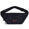 3-Zipper Oxford Fanny Pack