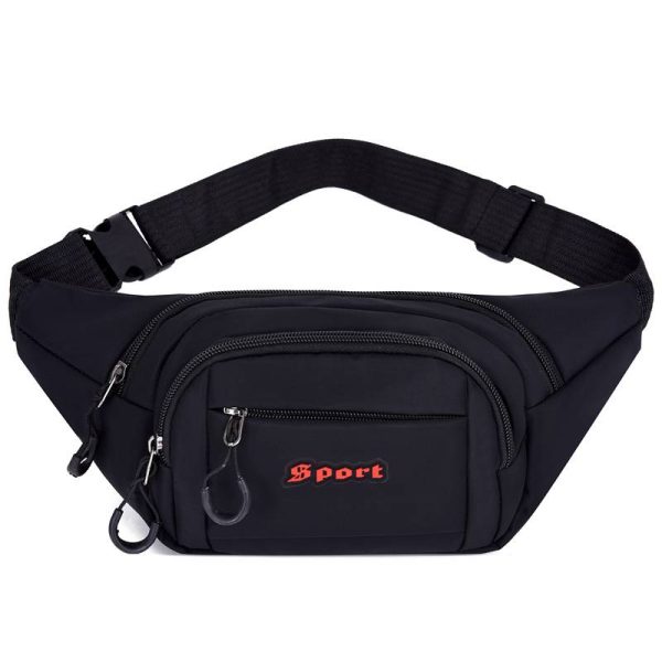 3-Zipper Oxford Fanny Pack