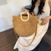 Jute Sleek minimalist woven cross-body bag
