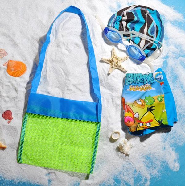 Colorful Mesh Beach Shell Bags