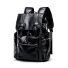 PU soft leather backpack