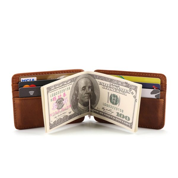 Slim Leather Card Holder Wallet