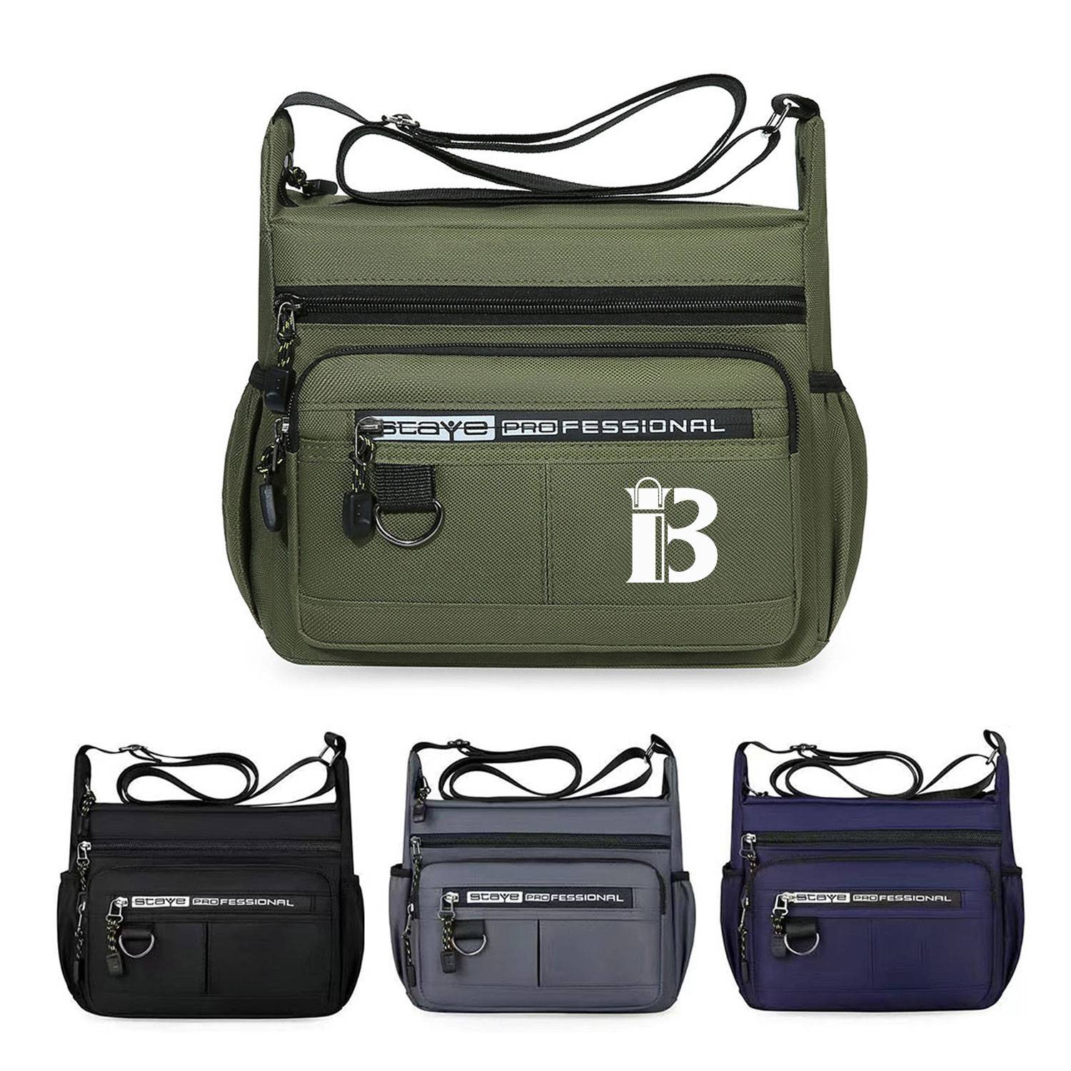 Men's Large Capacity Multi-layer Chest Bag W/ Side Pocket