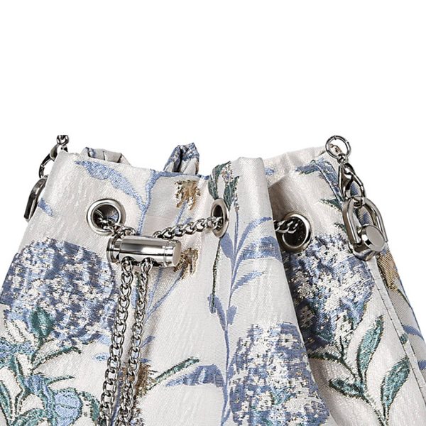 Cotton Drawstring Handbag for Women